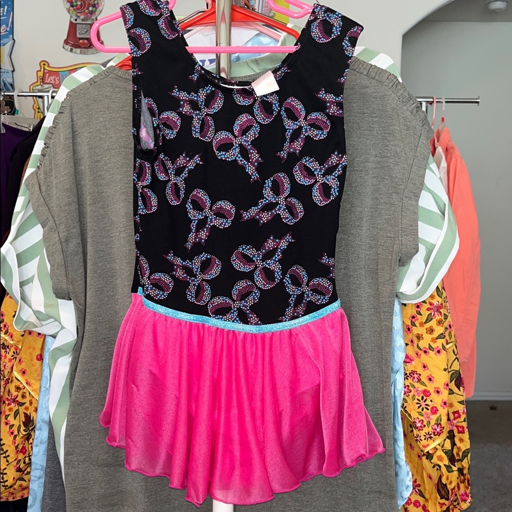 Jacques Moret Black and Pink Dance Outfit